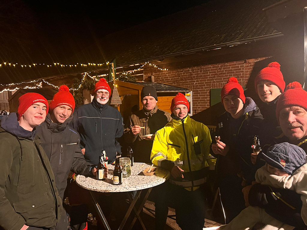 Weihnachtsfeier auf Linderskamp´s Hof